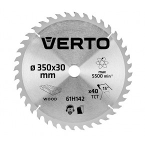 PILA KRUŽNA VERTO TM 350X30mm/60Z