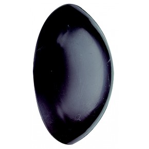 ODBOJNIK ZA VRATA ZIDNI 31mm CRNI