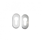 ROZETA APECS INOX OVAL CILINDAR