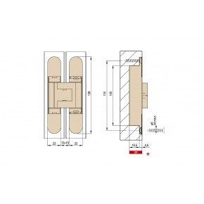 SPOJNICA CEAM 1414 22x128mm SREBRO 60 kg