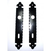 KOVANI ŠTIT CRNA MAT KLJUČ 90MM