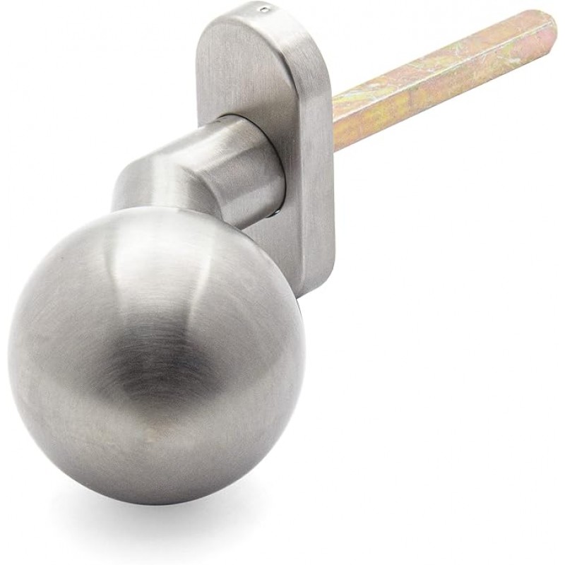 KUGLA APECS INOX FIKSNA ZAMAKNUTA-OVALNA ROZETA
