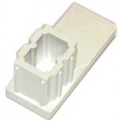 Čep vodilice 53 X 22 mm bijeli za rolete
