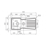 Sudoper RODI Evolution 100b
9900x490mm
sa sifonom