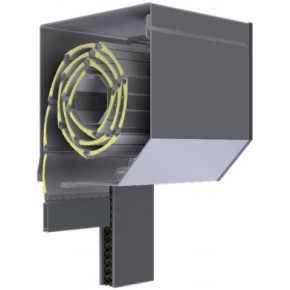 Aluminijska kutija 137 mm bijela donja