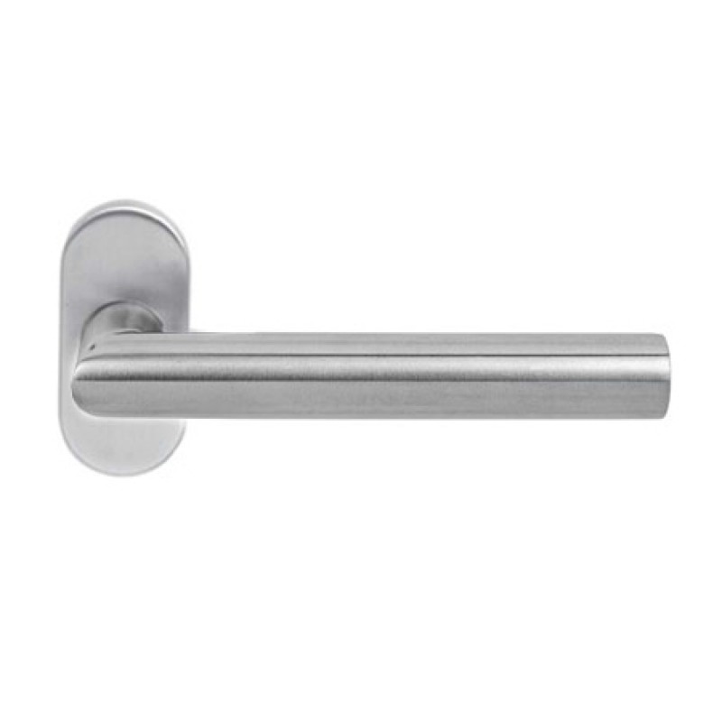 Kvaka APECS Karla oval inox rozeta cilindar